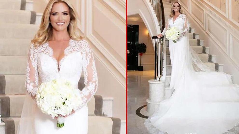 Michelle Mone düğününde köpeğine bile smokin giydirdi