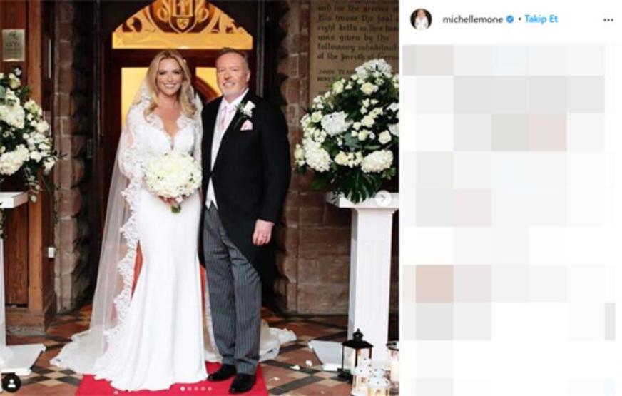 Michelle Mone düğününde köpeğine bile smokin giydirdi