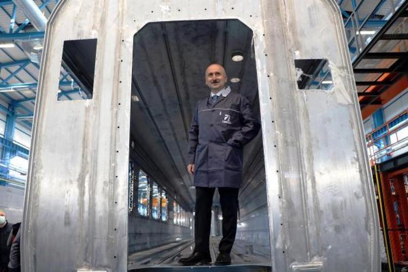 Milli Elektrikli Tren Setinin seri üretimine 2021de başlanacak