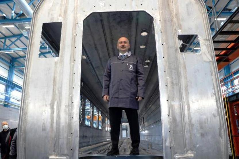 Milli Elektrikli Tren Setinin seri üretimine 2021de başlanacak