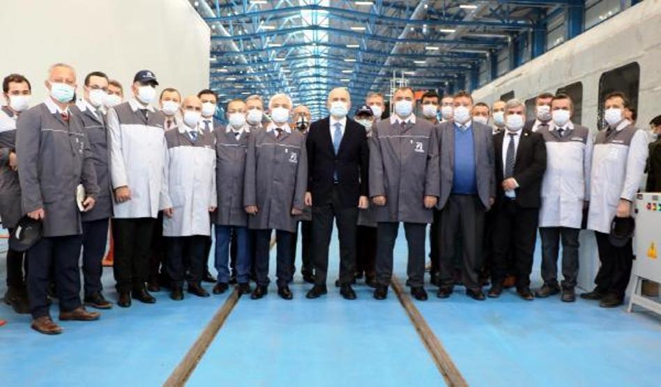 Milli Elektrikli Tren Setinin seri üretimine 2021de başlanacak