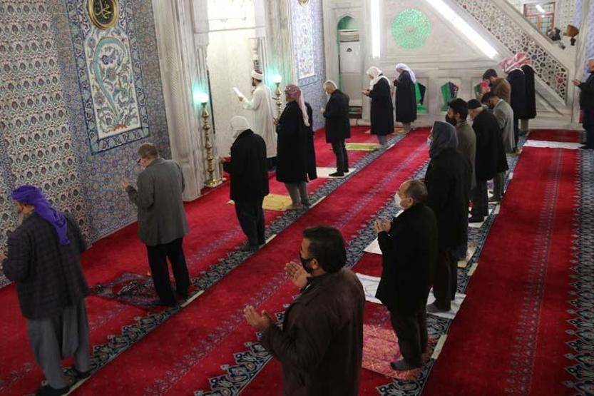 Cuma namazı sonrası yağmur duası edildi