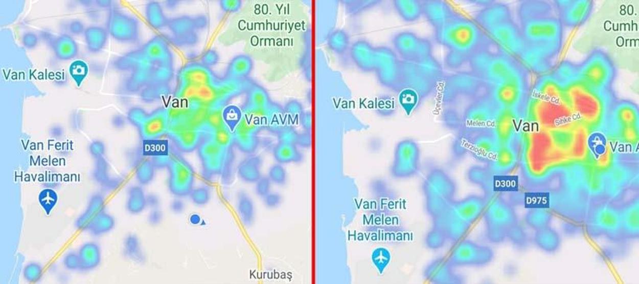 Van’dan güzel haber geldi Risk haritası kısıtlamalarla kırmızıdan yeşile döndü