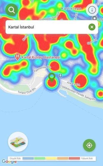 Dikkat çeken değişim İşte İstanbulun ilçe ilçe korona haritası