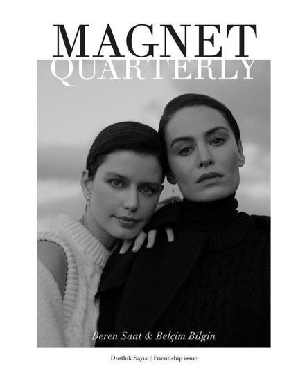 Beren Saat ve Belçim Bilgin objektif karşısına geçti Pozlarına beğeni yağdı