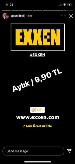 Acun Ilıcalı, Exxenin aylık ücretini açıkladı