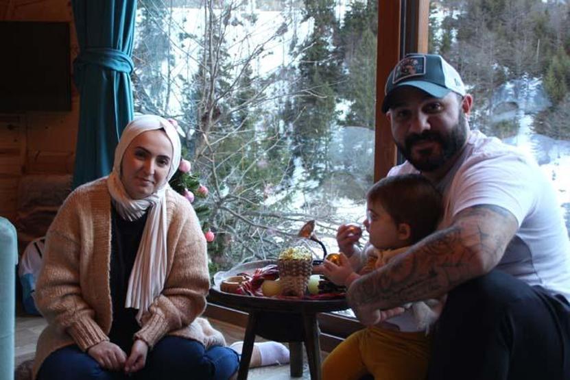 İstanbuldan yaylalara kaçtılar Yılbaşı tatili için tercih yaylalarda bungolavlar oldu