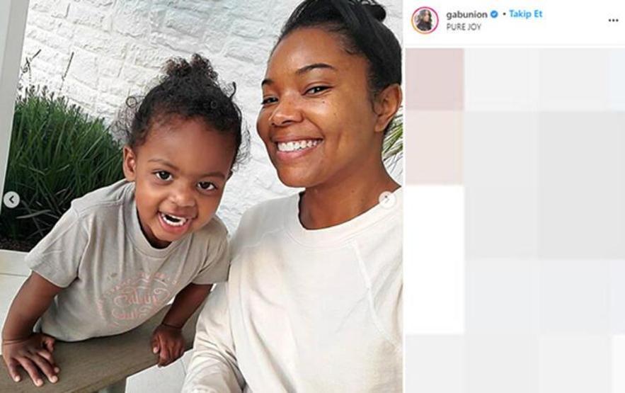 Gabrielle Union ailesiyle tatile çıktı Verdiği pozlar çok konuşuldu