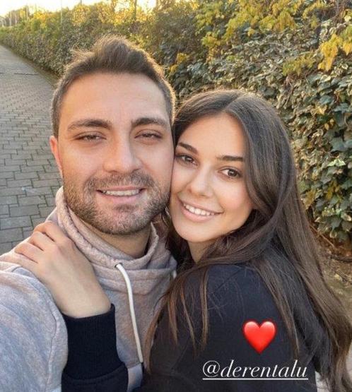 Deren Talu ve Baran Tınaz çiftinden aşk pozu