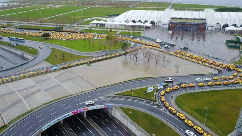 Yenikapıya taksici akını... Taksimetre güncelleme sırası