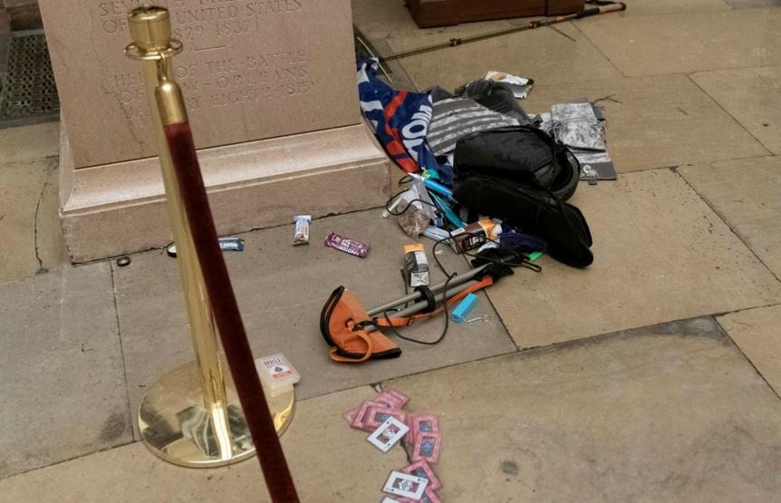 ABDde Kongre binasına baskın sonrası binadan ilk görüntüler