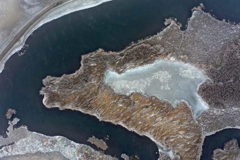 Türkiyenin en büyük milli parklarından biri Kış güzelliğiyle göz kamaştırıyor