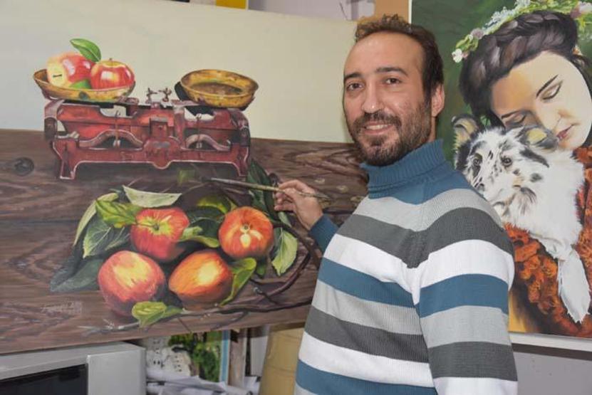 Gece güvenlik görevlisi gündüz ressam