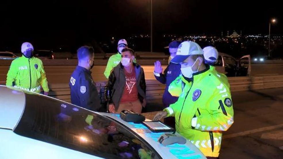 Denetim noktasından kaçanlar polise zor anlar yaşattı