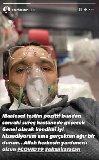 Okan Karacanın koronavirüs testi pozitif çıktı