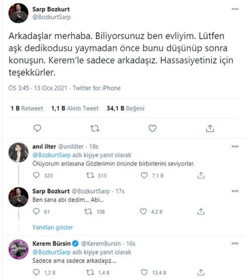 Kerem Bürsin çekti Hande Erçel poz verdi Annesinin yorumu olay oldu