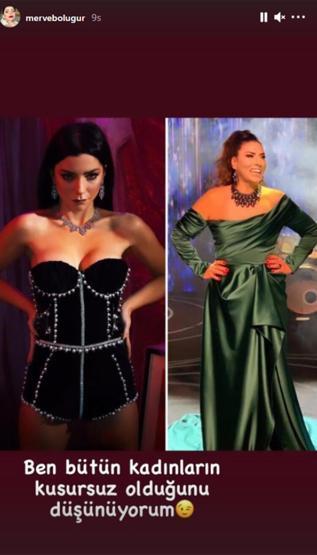 Merve Boluğur sessizliği bozdu: Onun derdi benim zayıf olmam