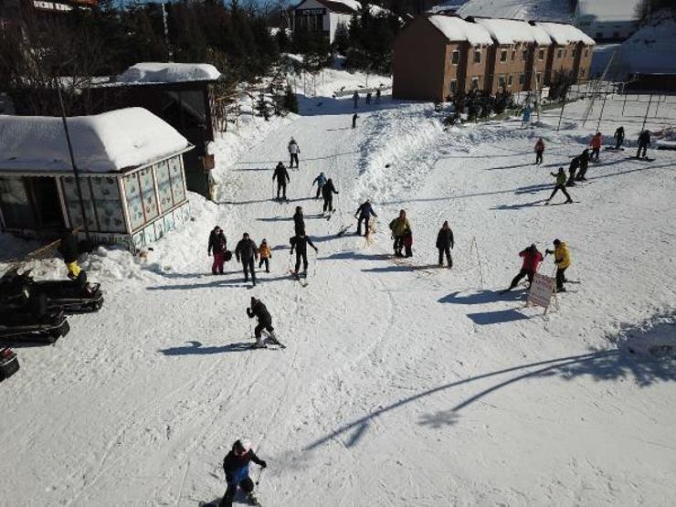 Kartepe tatilcilerle doldu