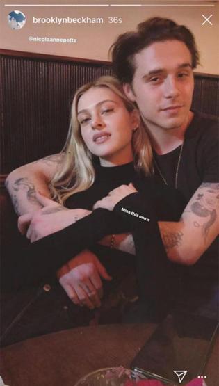 Brooklyn Beckham, Nicola Peltzin mektubunu sırtına kazıttı