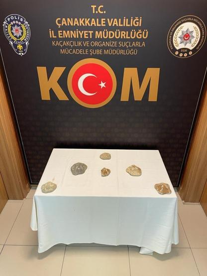 Çanakkalede ele geçirildi Toplam değeri 6 milyon lira