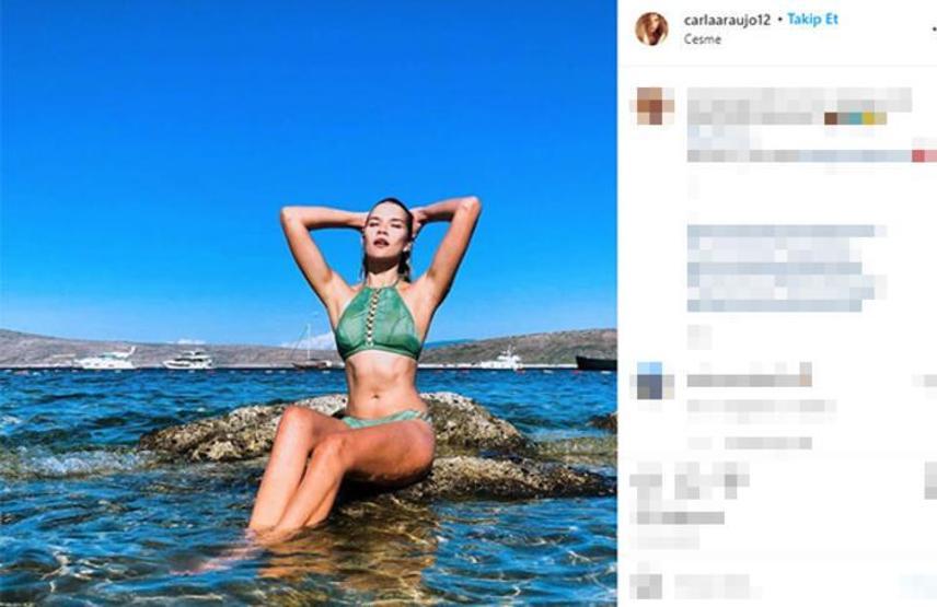 Uğur Güven fotoğraflarının çekilmesine sinirlendi
