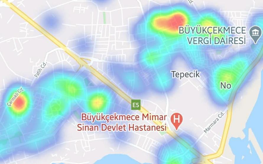 SON DAKİKA: İstanbulun ilçe ilçe koronavirüs haritası