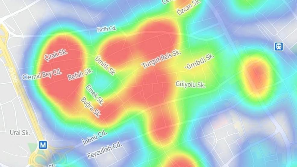 SON DAKİKA: İstanbulun ilçe ilçe koronavirüs haritası