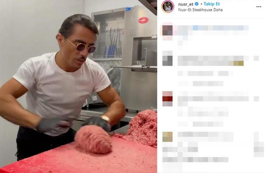 Nusrete tepki yağdı Köfte yapma şekliyle olay oldu