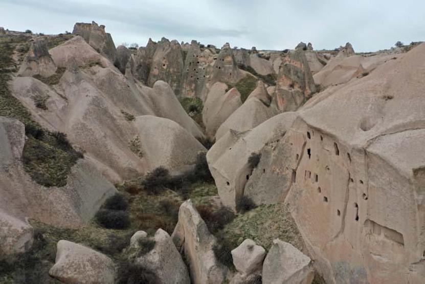 Kapadokyanın gizli hazinesi Çat Vadisi turistleri ağırlamak için gün sayıyor