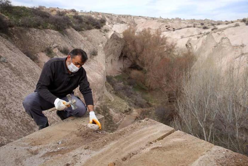Kapadokyanın gizli hazinesi Çat Vadisi turistleri ağırlamak için gün sayıyor
