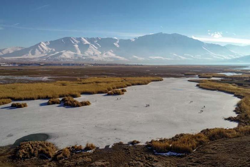 Vanda donan sazlıklar balıkçıların ve fotoğraf tutkunlarının uğrak yeri oldu