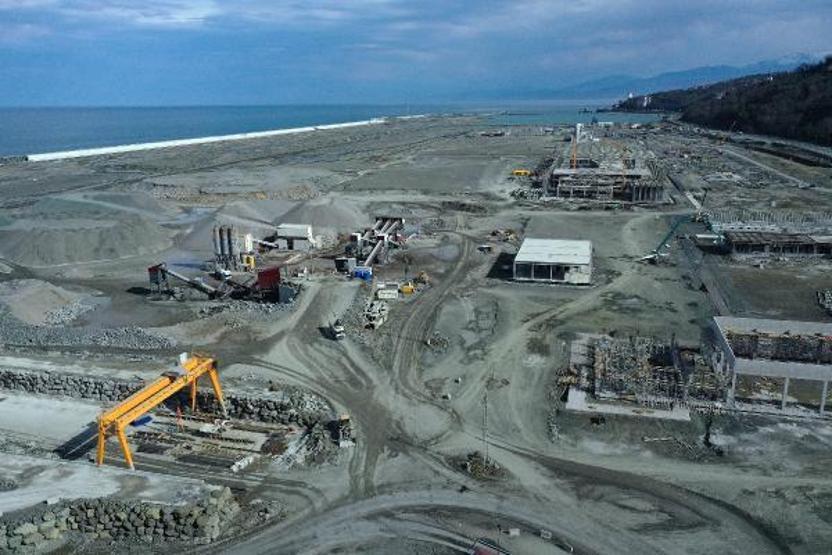Denize dolgu ikinci havalimanında sona yaklaşıldı