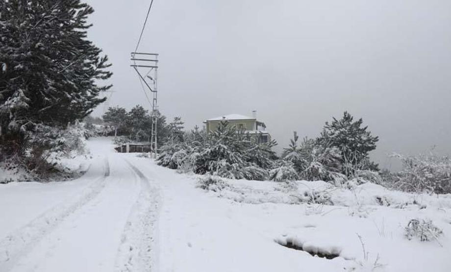 Cidede kar güzelliği