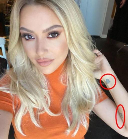 Hadise, Kaan Yıldırımın baş harfini dövme mi yaptırdı