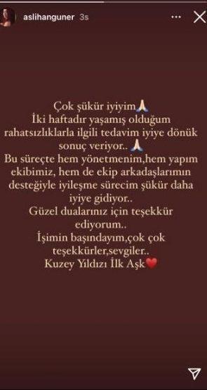 Aslıhan Güner’den sağlık durumuyla ilgili yeni açıklama