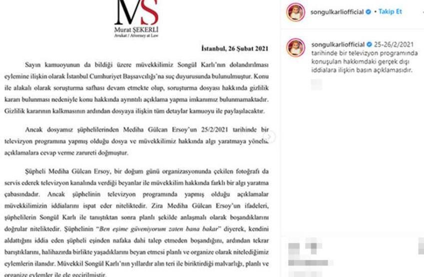 Eşin seni Songül Karlı ile aldatıyor iddiasına cevap verdi
