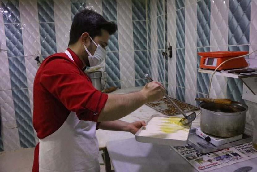 Adıyamanda yeni lezzet; bademli baklava