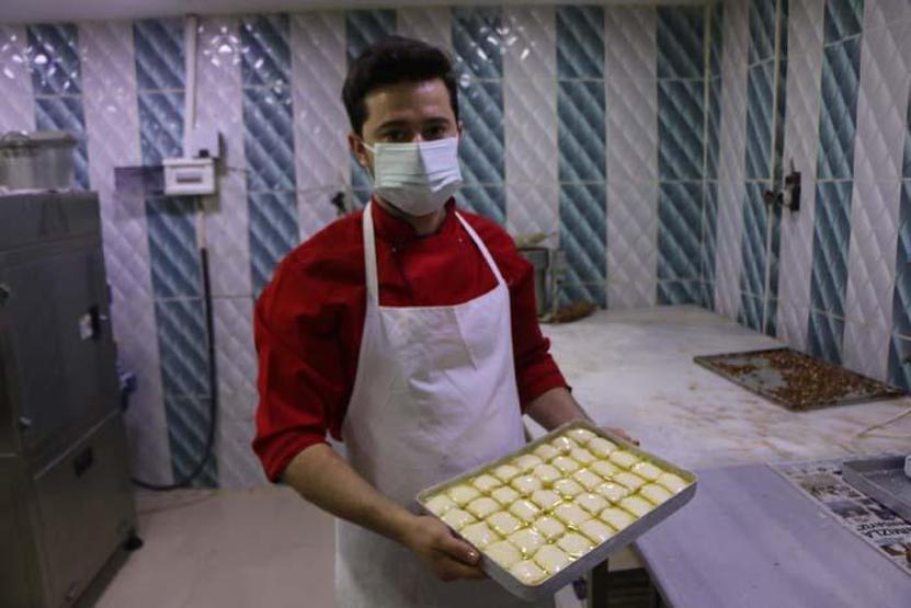 Adıyamanda yeni lezzet; bademli baklava