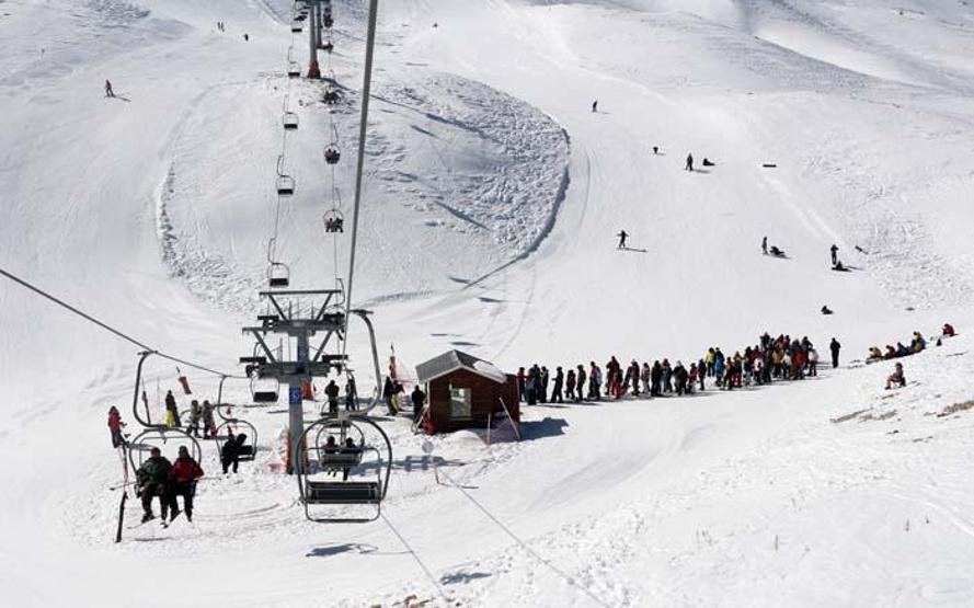 Davraz Kayak Merkezine 200 bin ziyaretçi