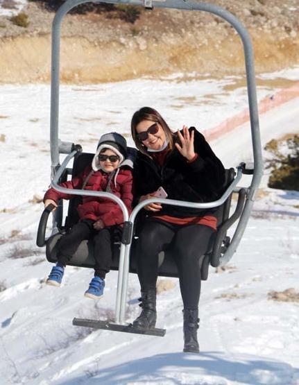 Davraz Kayak Merkezine 200 bin ziyaretçi