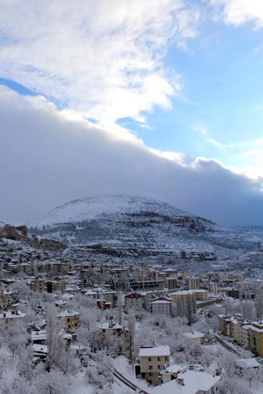 Ermenekte kar kalınlığı 35 santime ulaştı
