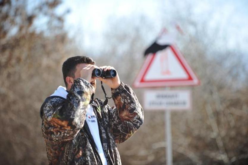 Mısırdan yola çıkan 8 yaşındaki Leylek Jonas göç yolunda fotoğraflandı