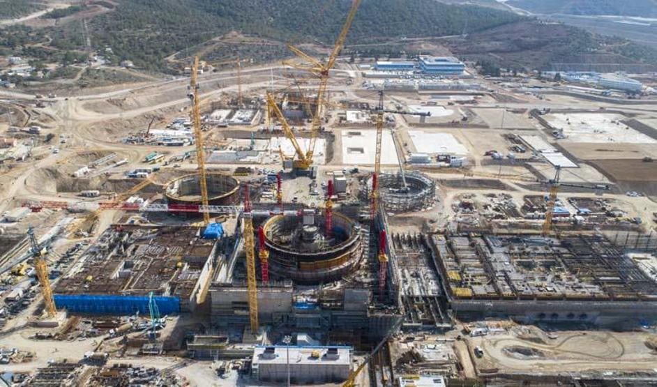 Akkuyu Nükleer Güç Santralinde üçüncü reaktörün temeli atılıyor