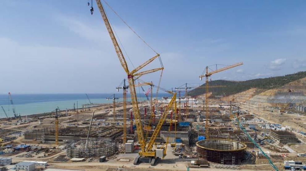 Akkuyu Nükleer Güç Santralinde üçüncü reaktörün temeli atılıyor