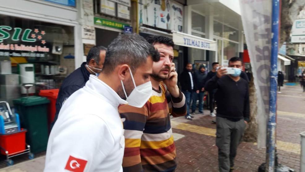 Taksiciler ve müşteri arasında bıçaklı kavga: 2 yaralı