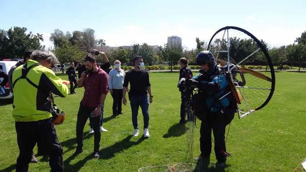 Adana semalarında paramotor alarmı