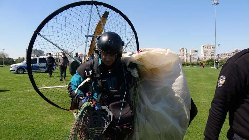 Adana semalarında paramotor alarmı