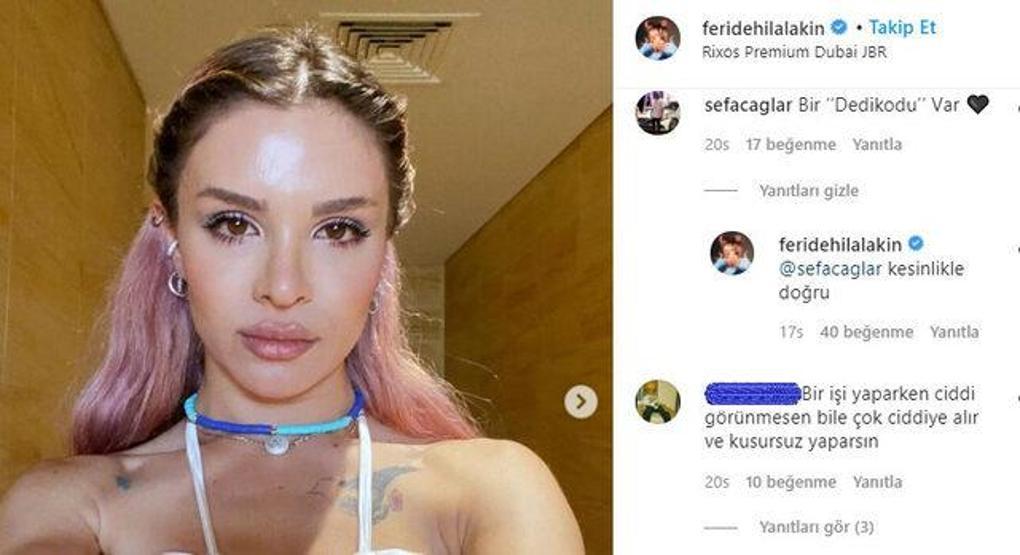 Feride Hilal Akın, Dubai tatilinde aşk sinyali verdi