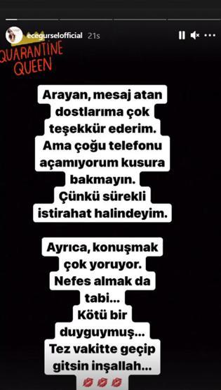 Ece Gürsel koronavirüse yakalandı