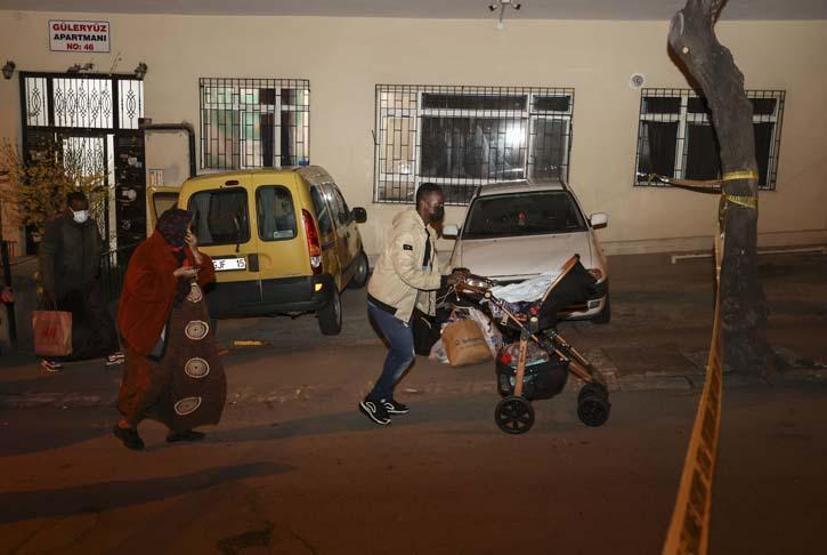 Ankarada çökme tehlikesi nedeniyle 8 katlı bina boşaltıldı